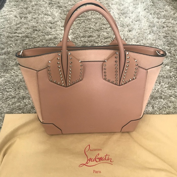 Christian Louboutin Handbags - Nude Christian Louboutin top handle handbag
